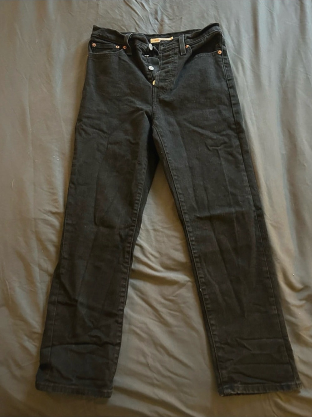 Levi's Black Women's Straight-Leg Jeans